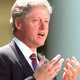 At a White House press conference, President Clinton explains the details of his new "Forget About All That 21st Century Bridge Crap" plan.